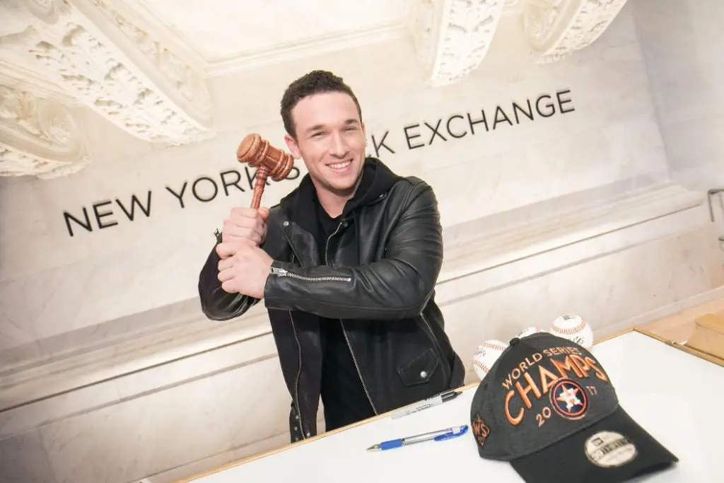 Alex Bregman is soaking up every moment of the World Series after party. A visit to the New York Stock Exchange included.