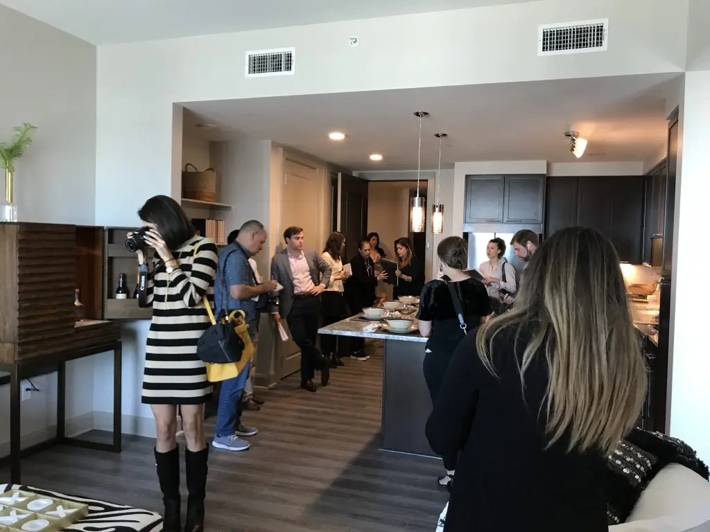 A crowd came out for the sneak peak of the new Hotel ZaZa Memorial City. (Photo by Chris Baldwin.)
