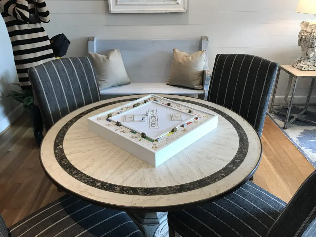 Monopoly comes standard with some of Hotel ZaZa Memorial City's specialty suites. (Photo by Chris Baldwin.)