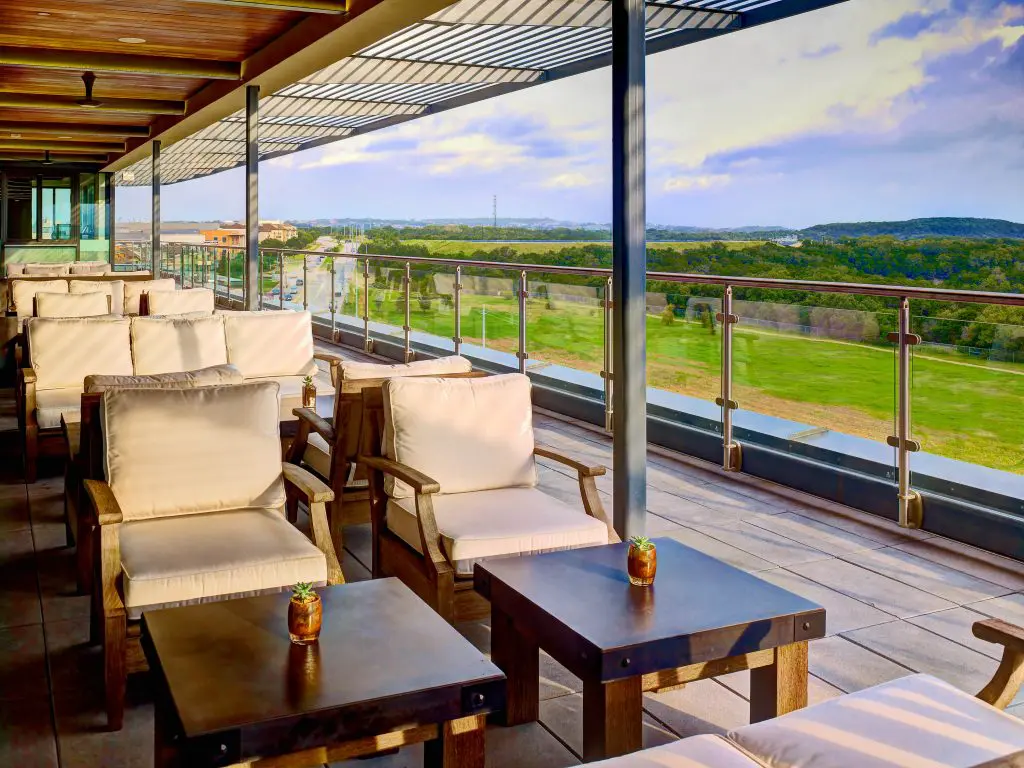 Want a view with your glass of wine? Try the Sonesta Bee Cave's restaurant.