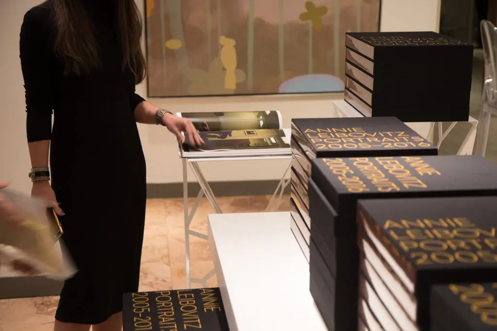 Copies of Leibovitz's new book