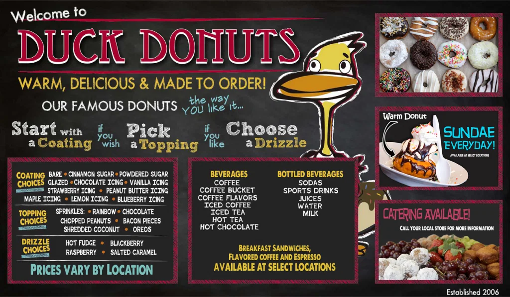 Duck Donuts brings a whimsical take to the competitive donut world.
