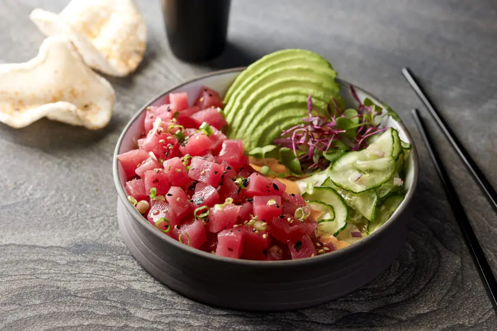 The tuna poke shows this new Houston Wille G's has a few new tricks.