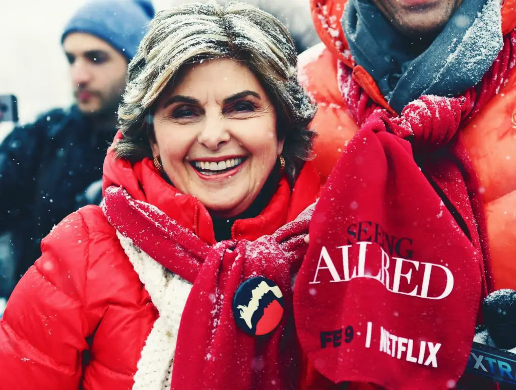 Gloria Allred seems to be enjoying her Sundance movie moment.