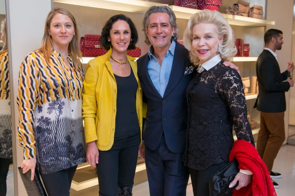 Amy Purvis, Heidi Gerger, Carlos Souza, Lynn Wyatt