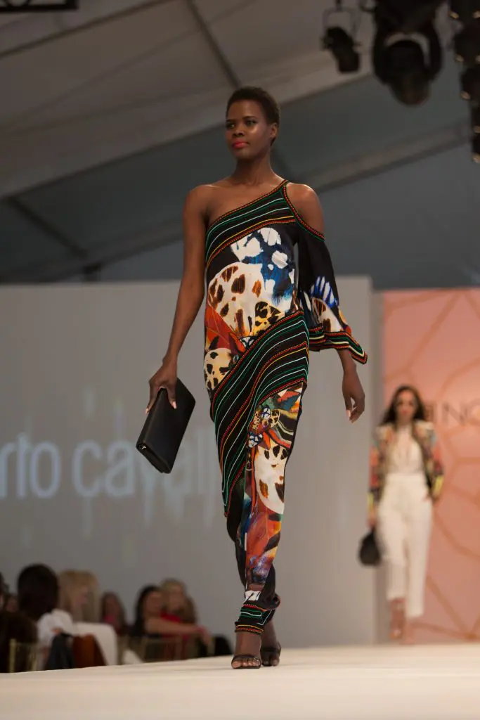 Model in Roberto Cavalli