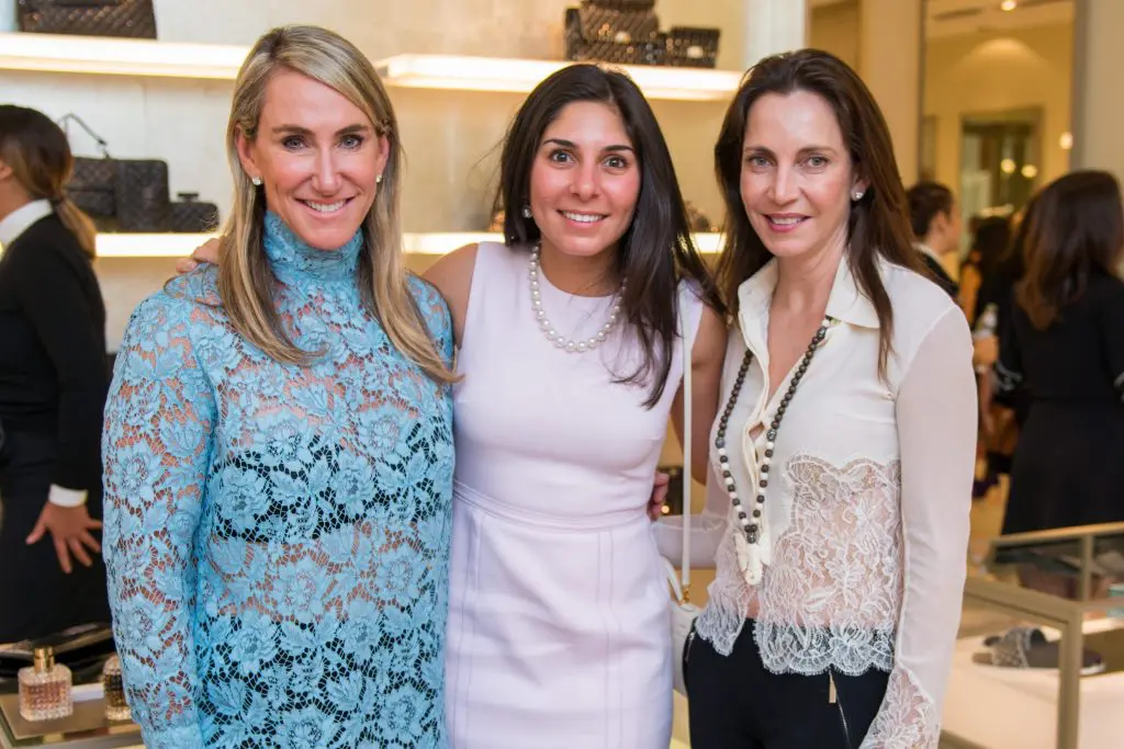 Courtney Lanier Sarofim, Mona Sarofim, and Aliyya Stude