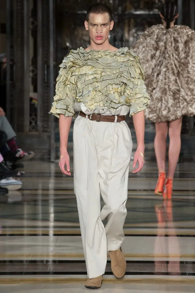 Men's looks were also a part of the equation.
