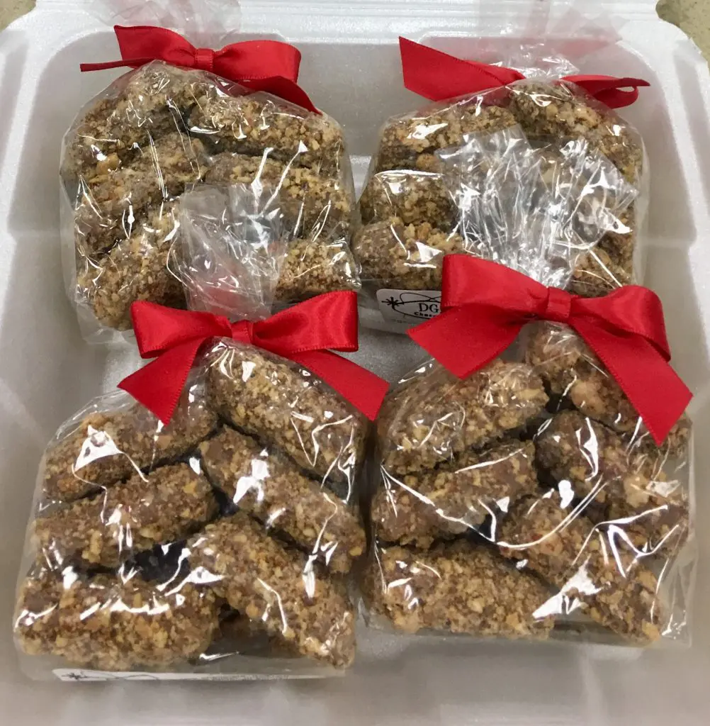 These chocolate goodies are a nice break from the Rodeo's savory smorgasbords. 