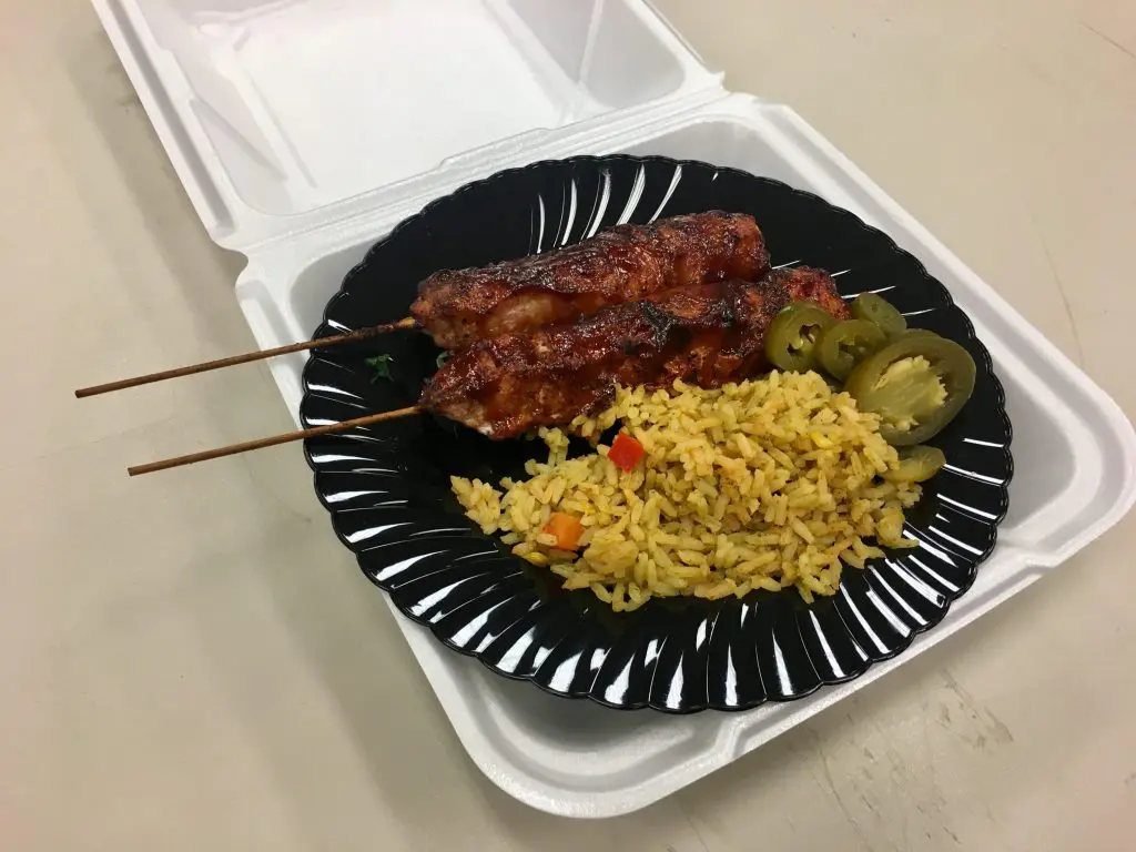 An entire category was devoted to food-on-a-stick. 