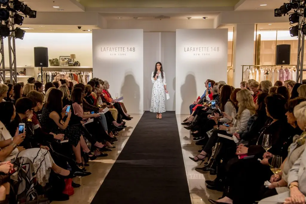 The runway presentation was hosted by influencer Stephanie Nass. 