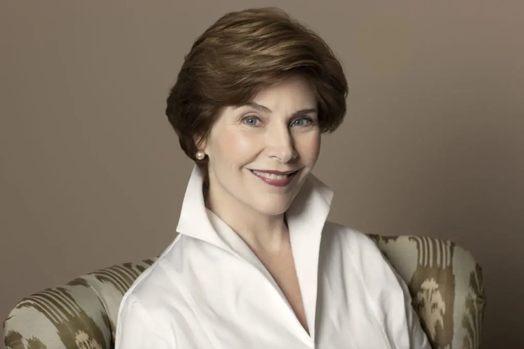 Laura Bush didn't need the spotlight, but she always looked graceful in it.