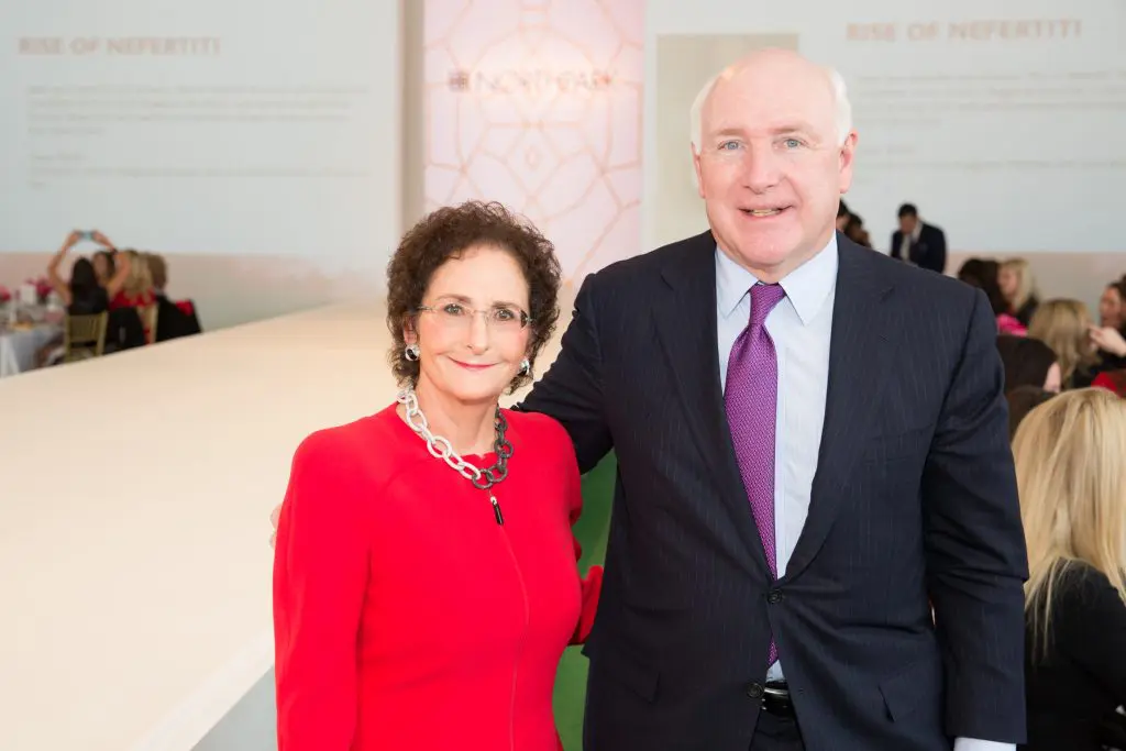 Nancy Nasher, Honorary Chair with husband David Haemisegger