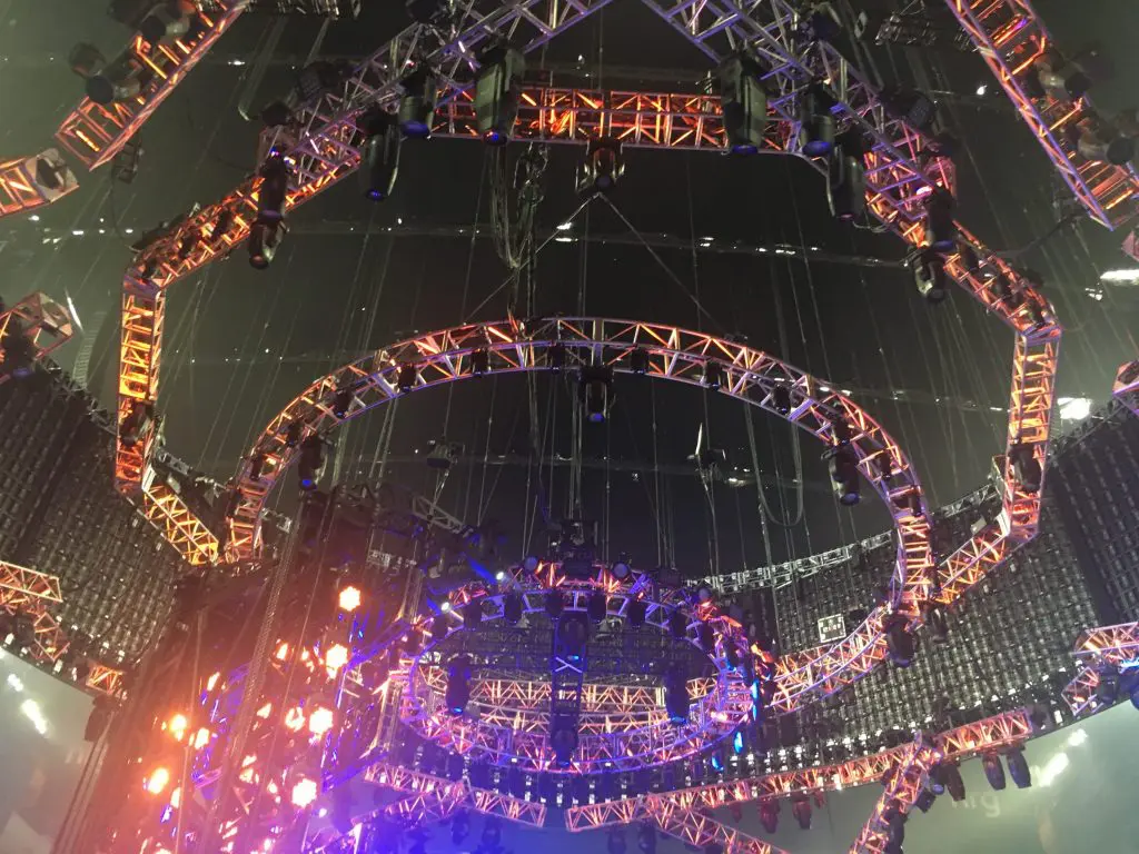 Garth Brooks takes the impressive new stage on Tuesday, February 27th. 