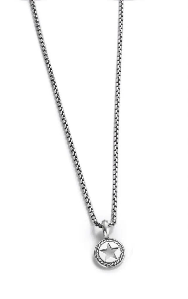 David Yurman Lone Star Amulet in silver, $295