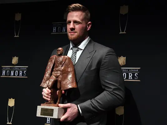 J.J. Watt won the Walter Payton Man of the Year Award — then made his acceptance speech about everyone else.