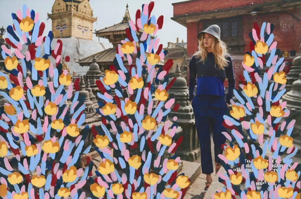 Untitled (Doutzen Kroes by Duy Yo for Vogue Nederland, April 2016) will be auctioned off at Art in Bloom