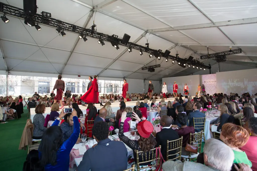 Models take a finale walk down the runway