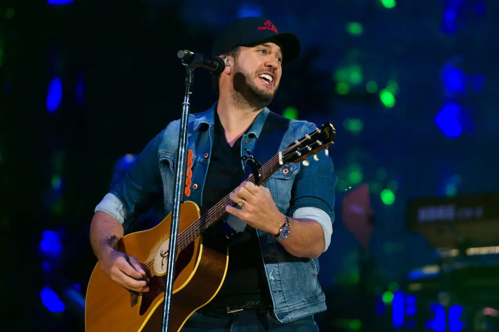 Luke Bryan certainly loves the Houston Rodeo stage.