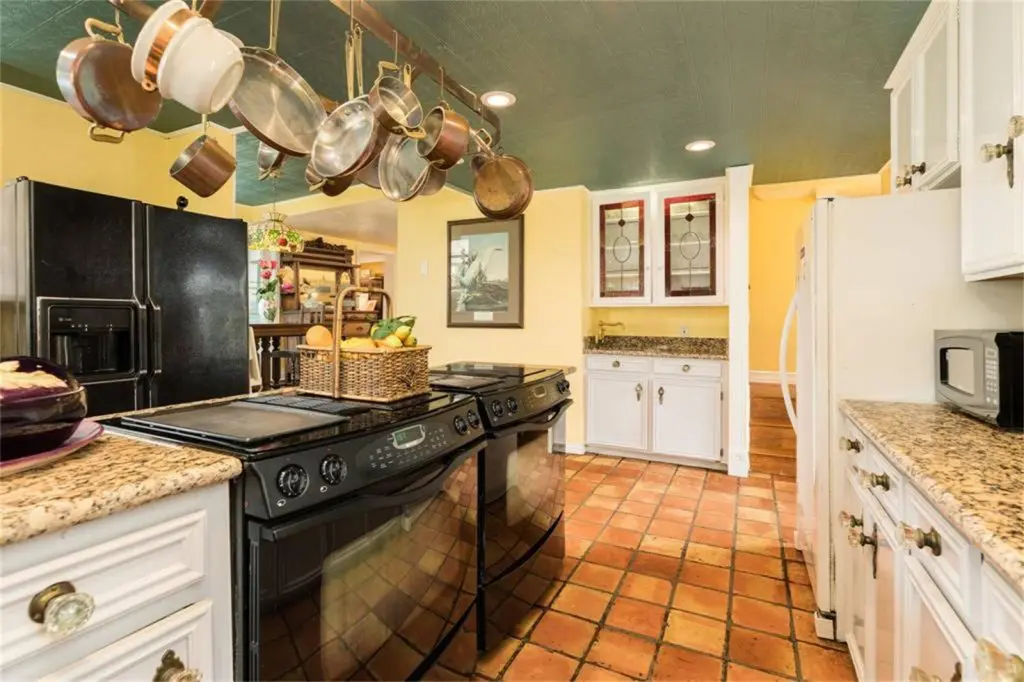 The kitchen's double ovens are definitely a draw. 