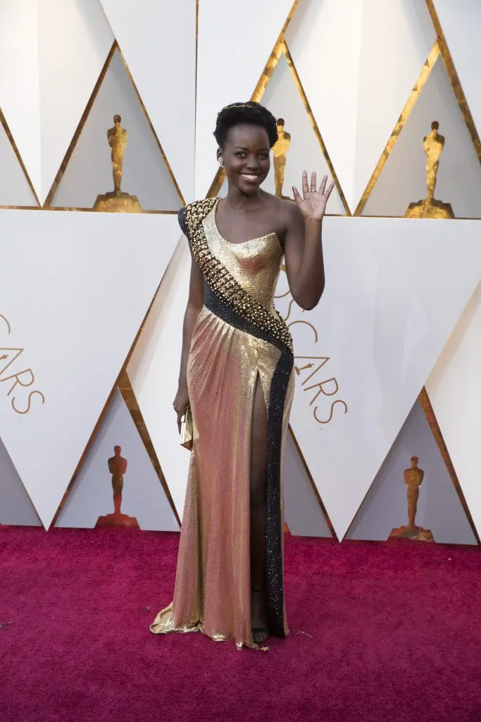 Lupita Nyongo a 2018 Oscars.