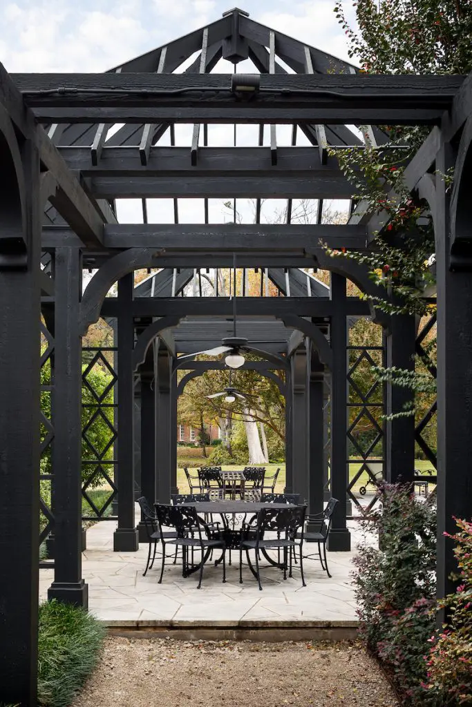 The roomy lot has plenty of outdoor living areas. 