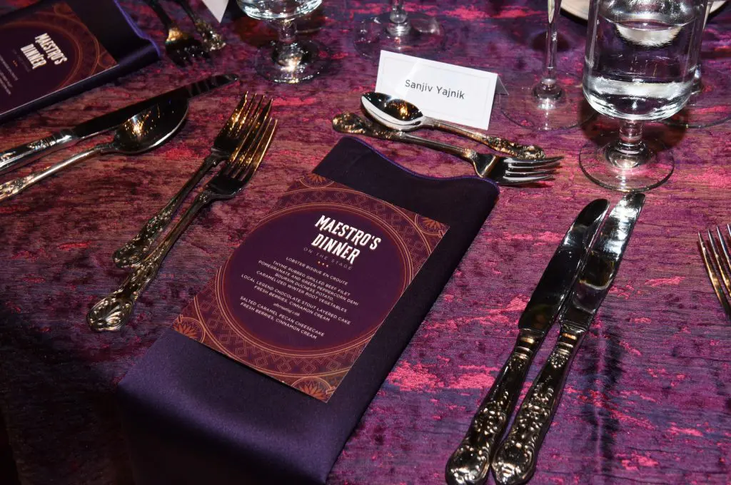 The DSO Maestro's Dinner