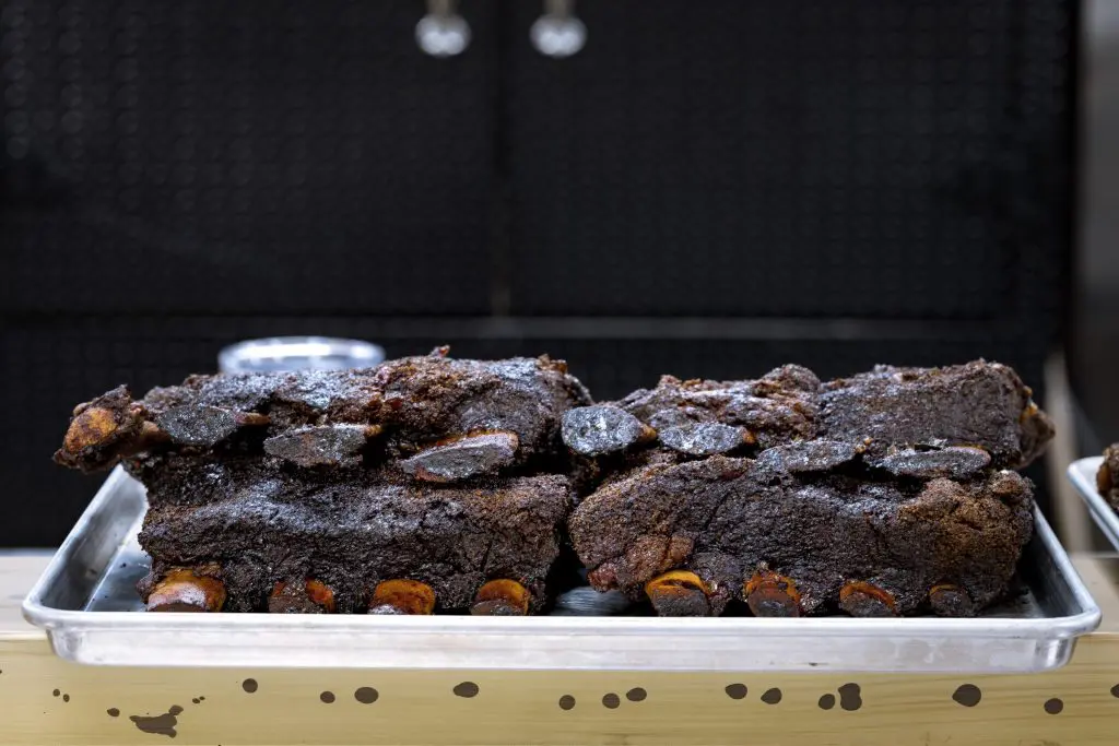 Feges makes certified Angus beef ribs. 