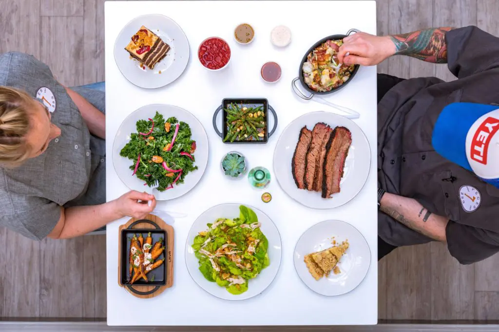 Feges BBQ brings the healthy to barbecue goodness. 