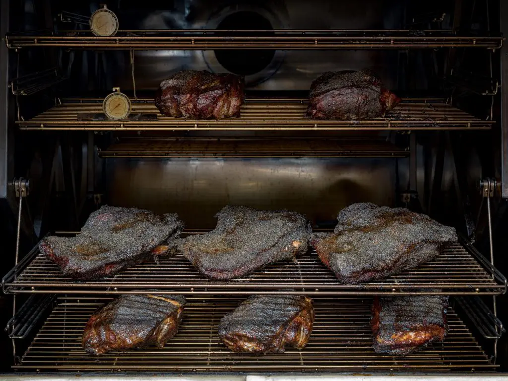 After six years, Patrick Feges is excited to do BBQ his way and completely fill up this smoker for the first time. 