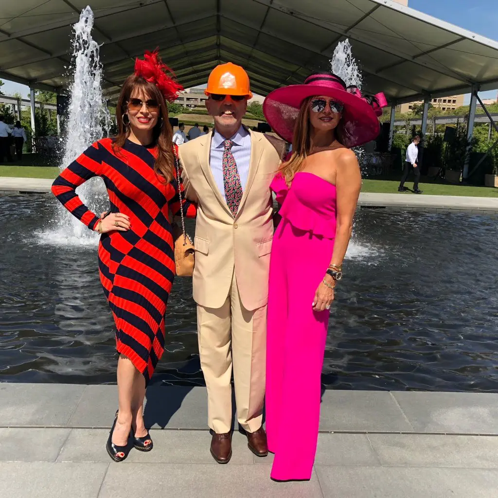 Hermann Park Conservancy Hats in the Park luncheon in the McGovern Centennial Garden (Photo by Jenny Antill Clifton)