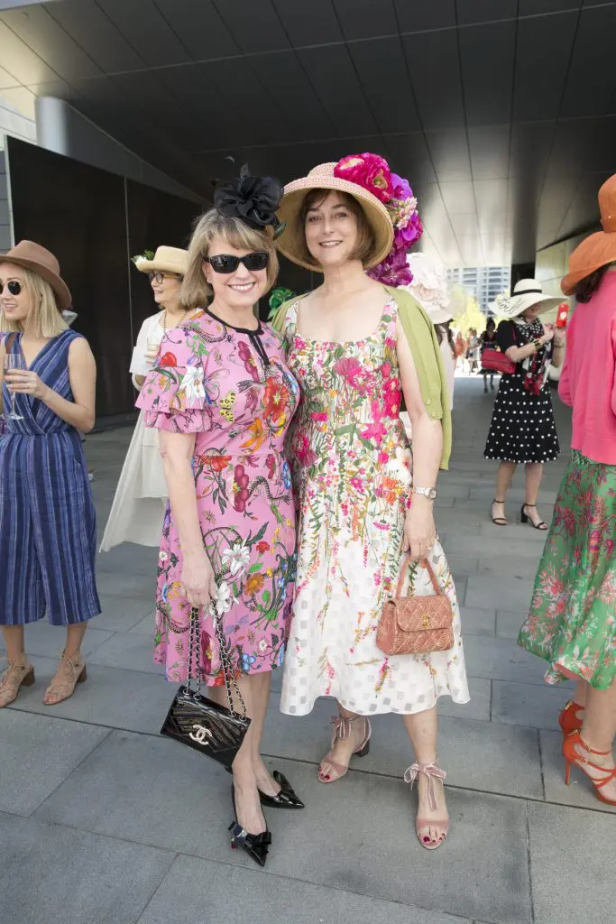 Hermann Park Conservancy Hats in the Park luncheon in the McGovern Centennial Garden (Photo by Jenny Antill Clifton)