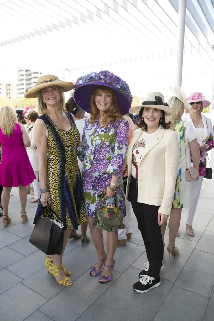 Hermann Park Conservancy Hats in the Park luncheon in the McGovern Centennial Garden (Photo by Jenny Antill Clifton)