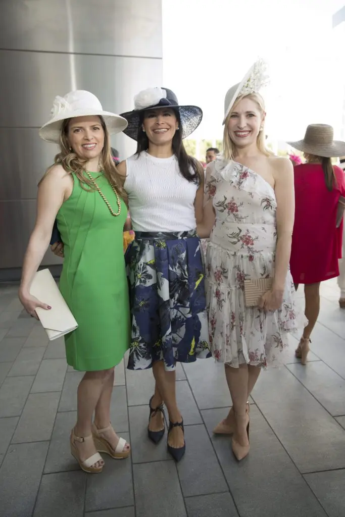 Hermann Park Conservancy Hats in the Park luncheon in the McGovern Centennial Garden (Photo by Jenny Antill Clifton)