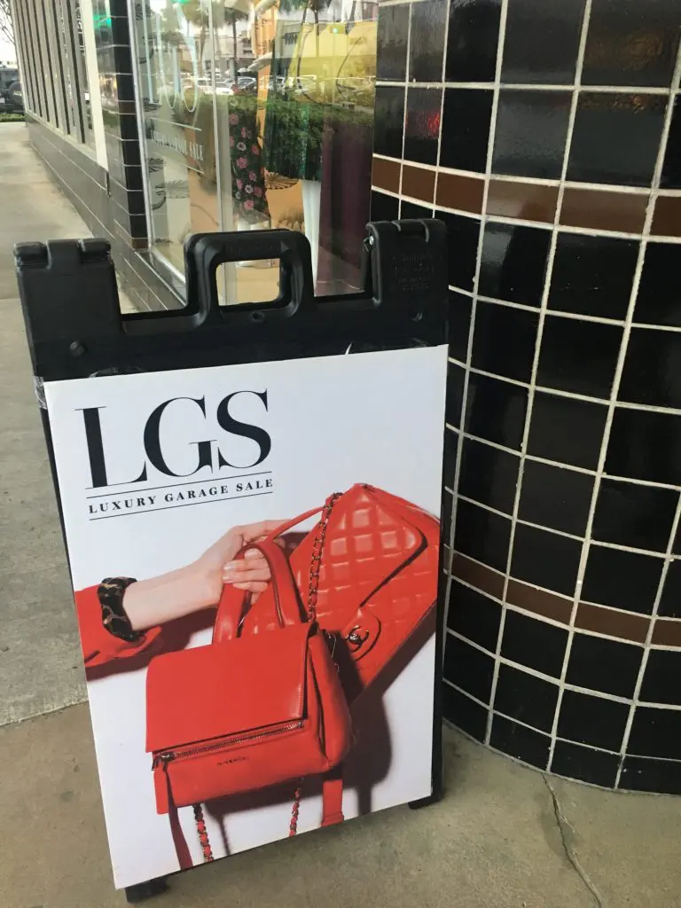 Luxury Garage Sale offers free closet consultations. 