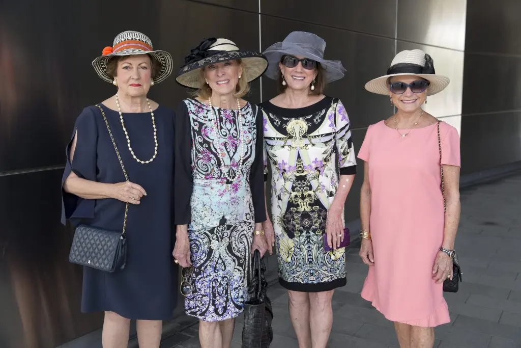 Hermann Park Conservancy Hats in the Park luncheon in the McGovern Centennial Garden (Photo by Jenny Antill Clifton)