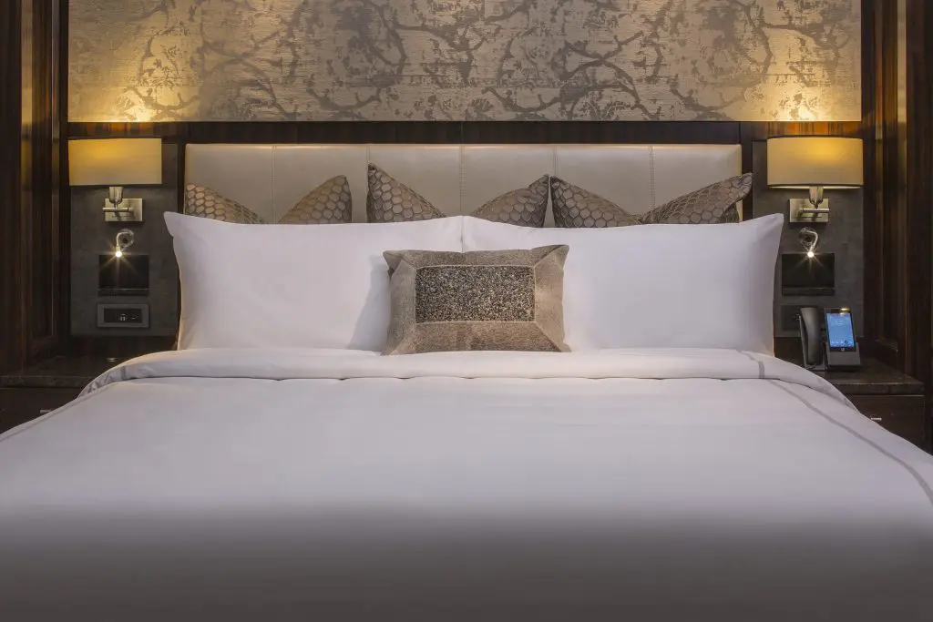 The Post Oak's rooms have distinctive headboards, a mostly forgotten touch in hotels today.