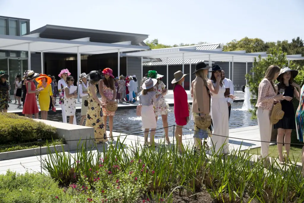 Hermann Park Conservancy Hats in the Park luncheon in the McGovern Centennial Garden (Photo by Jenny Antill Clifton)