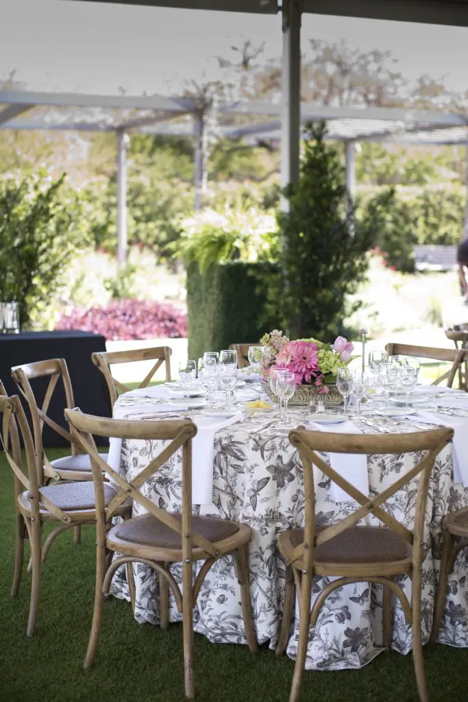 Hermann Park Conservancy Hats in the Park luncheon in the McGovern Centennial Garden (Photo by Jenny Antill Clifton)