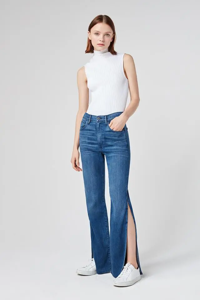 Shake up your jean game with a little slit leg action by 3x1.