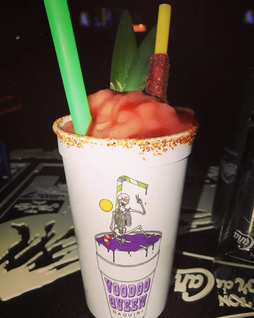 Eight different daiquiris are available from eight different machines, and you can mix and match to your heart's content. 