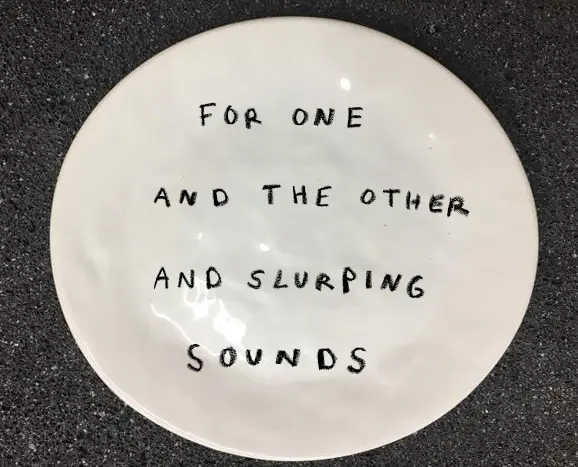 A limited edition set of plates by artist Pierre Krause will be available for purchase at the Nasher Store. 