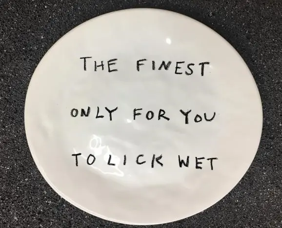 A limited edition set of plates by artist Pierre Krause will be available for purchase at the Nasher Store. 