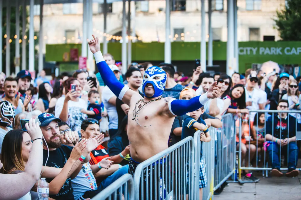 Dallas’ Mega Taco Bonanza Also Brings Mexican Wrestling Superstars: This is No Ordinary Saturday at the Farmers Market