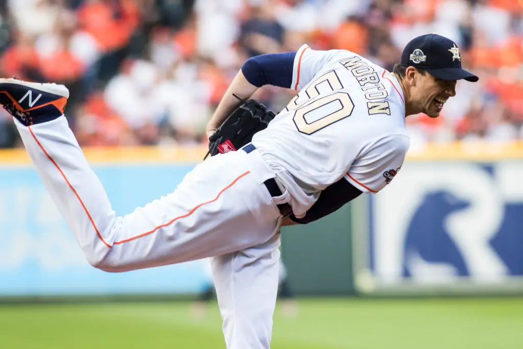 Houston Astros pitcher Charlie Morton got through six scoreless innings without his best stuff.