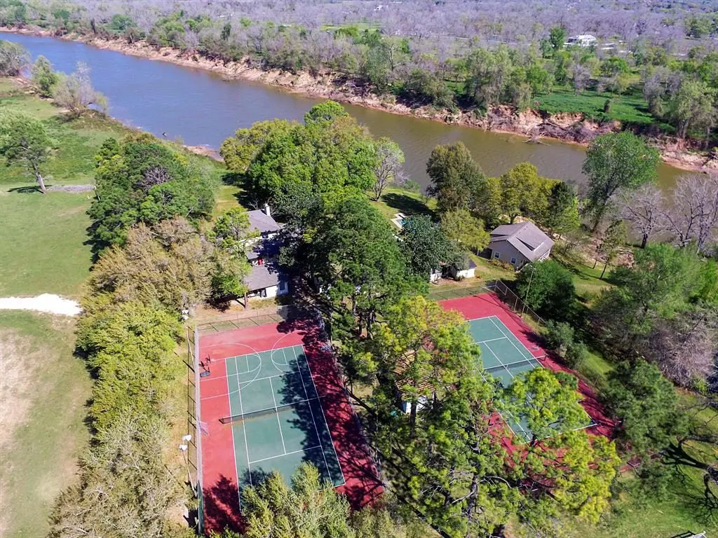 Cool Acres has two tennis courts for double the fun. 