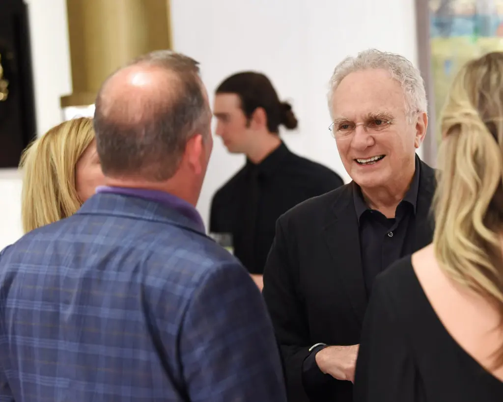 David Yurman chats with guests at his Dallas store opening party.