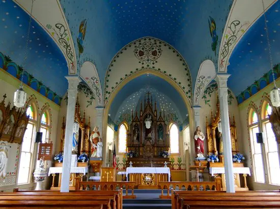 The painted churches of Schulenburg are historic beauties, elaborate works left by  Czech and German immigrants. 