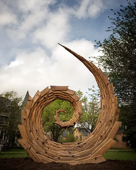 Art is why people start falling even more in love with Houston, the founder of the Heights Boulevard project says. (Photo by Redbud Gallery.)