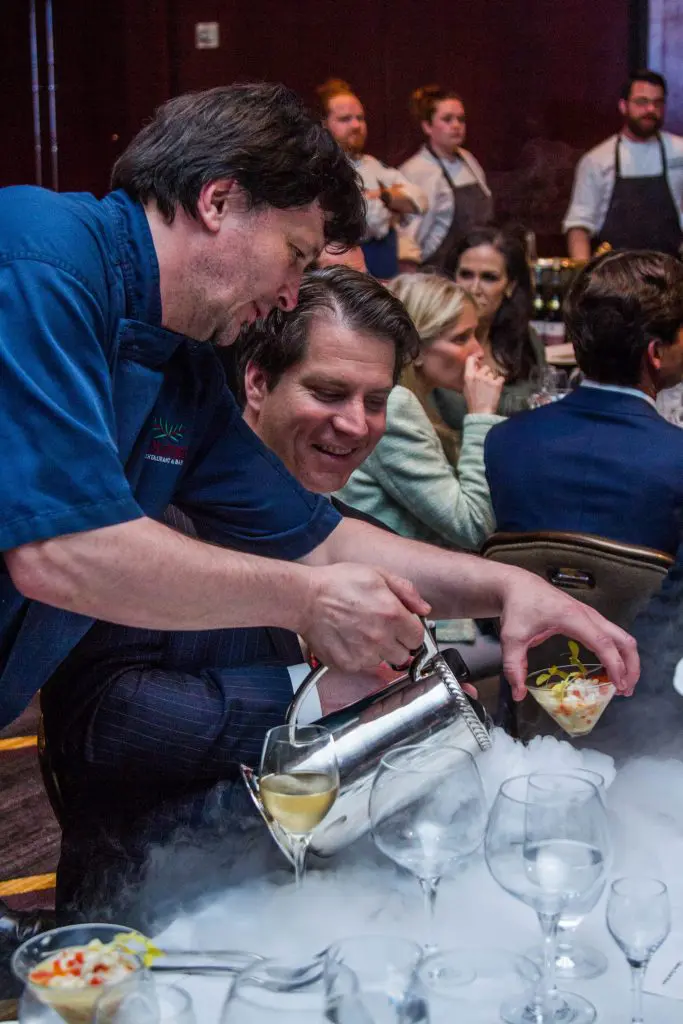 Bon Vivant dinner at the Royal Sonesta